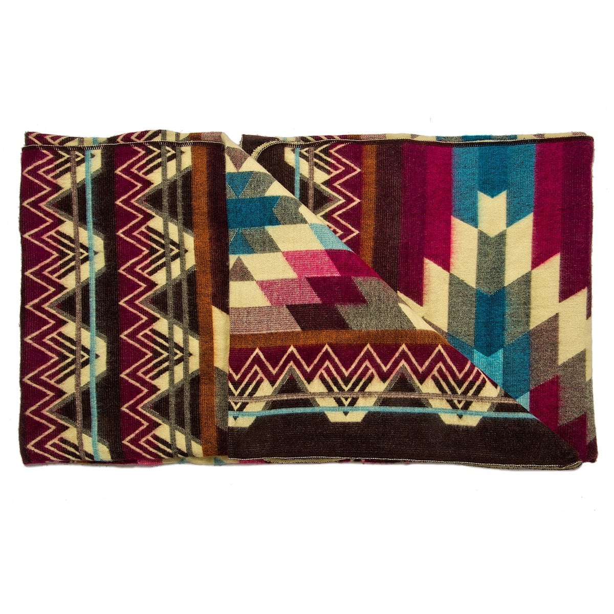 Ecuadorian alpaca blanket | native blanket | Antisana Purple