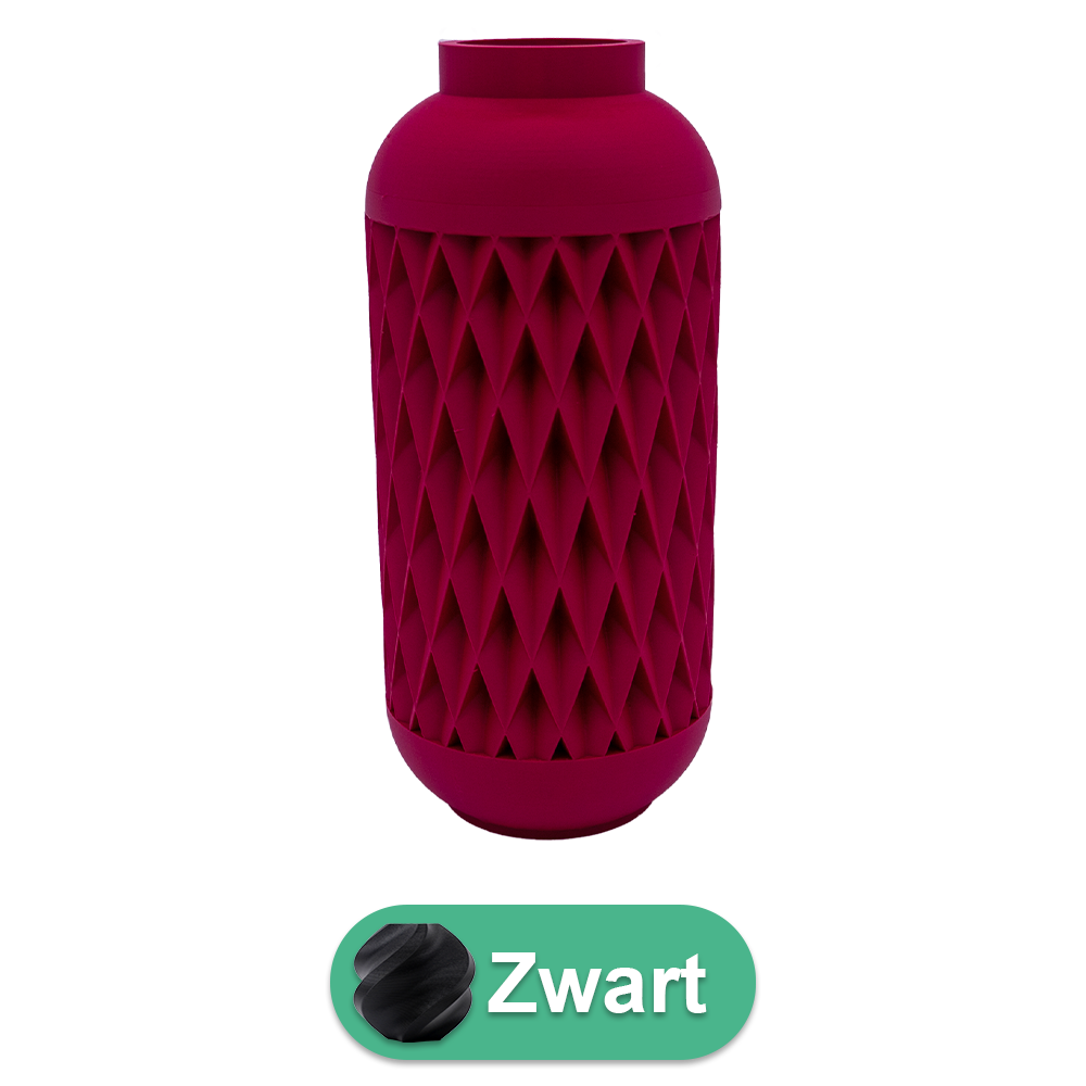 Zavira 3D-vas - 3D-printad vas - Hållbar PLA - Lämplig för konstgjorda blommor