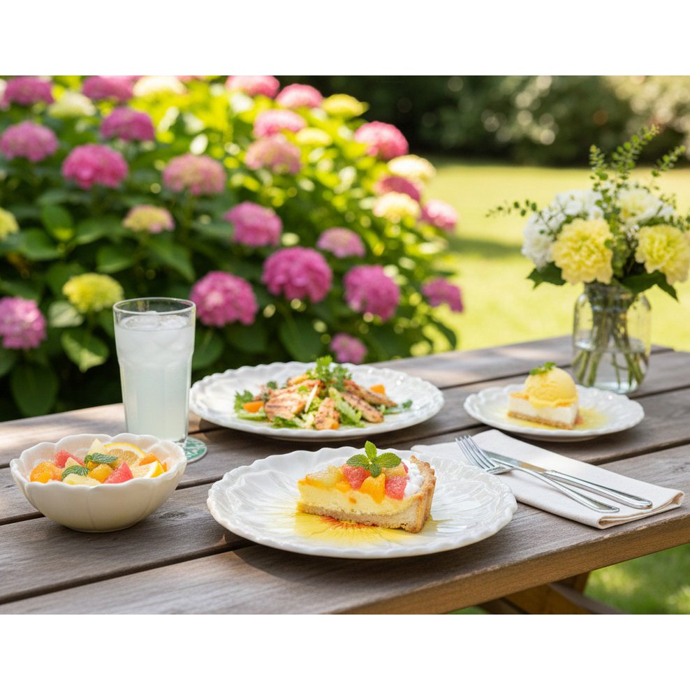 Assiette plate jaune Capri 26x26x3cm