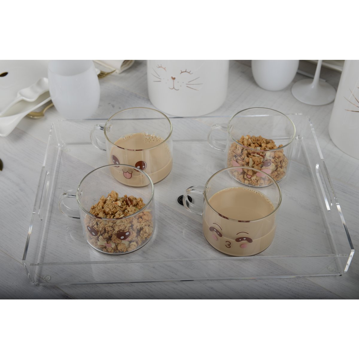 500ml set mugs - Lot of 4
