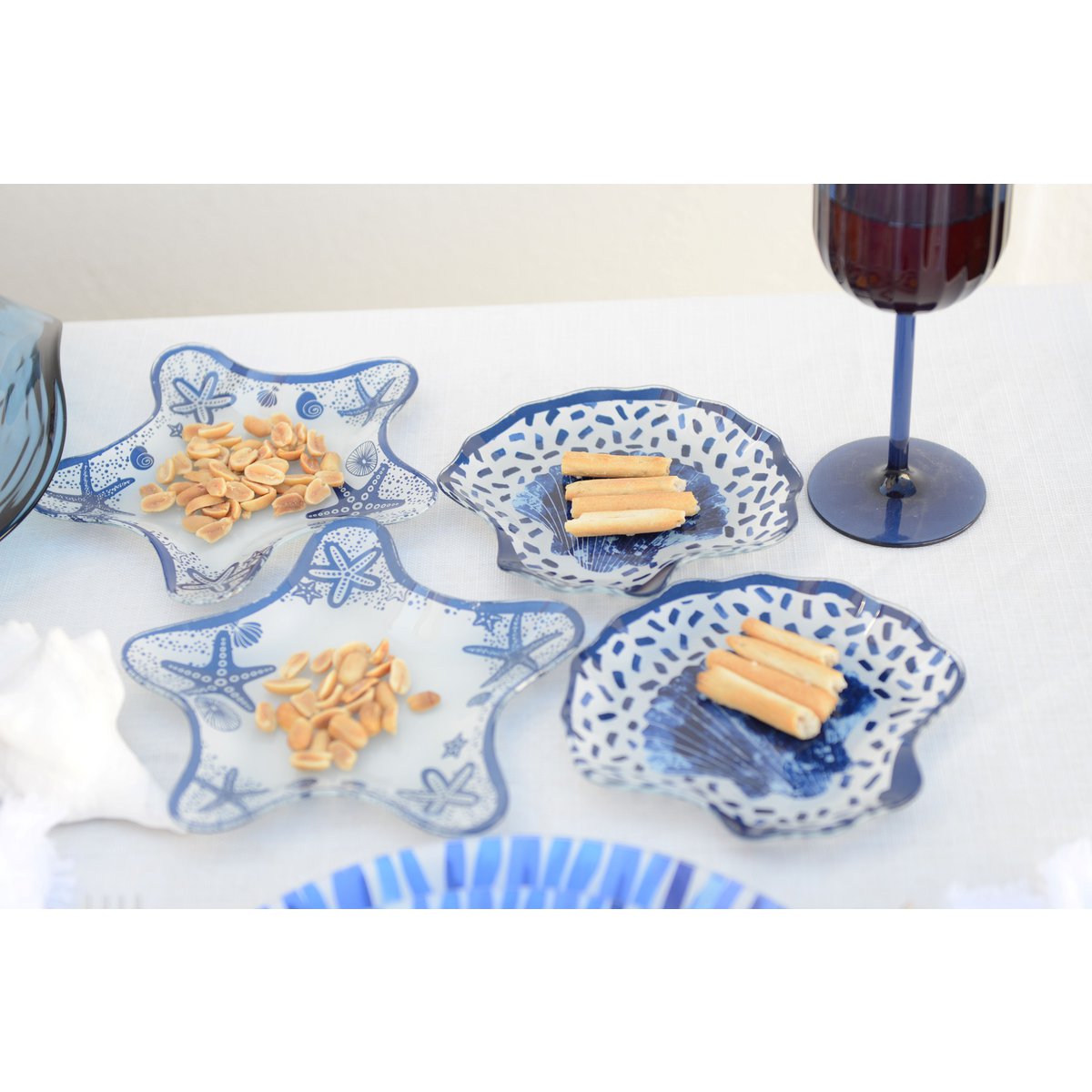 Blue Star Coukel 18,7x20,8x2cm - Parti om 6