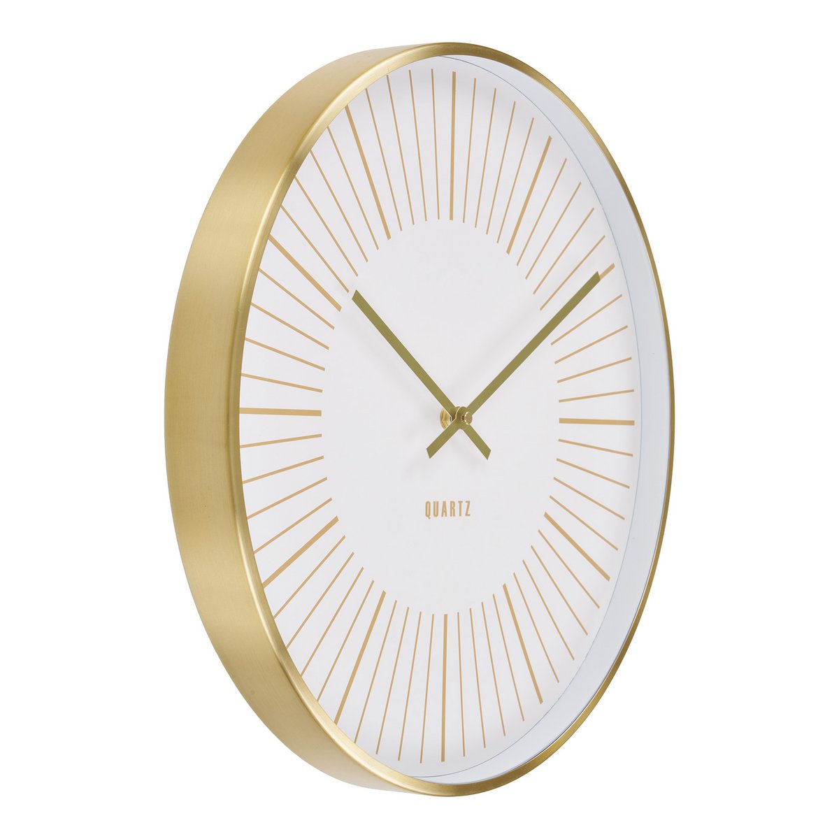 Takamaka Wall Clock - Gold, Aluminum/Glass, Ø40 cm