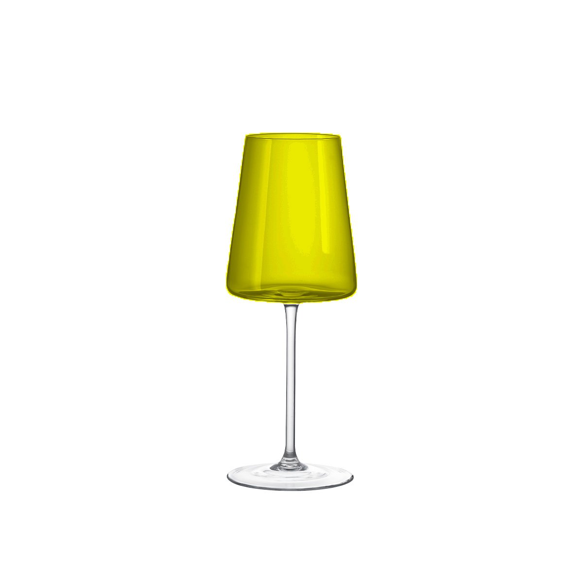 400ml 6 -colored wine glasses - Lot of 6