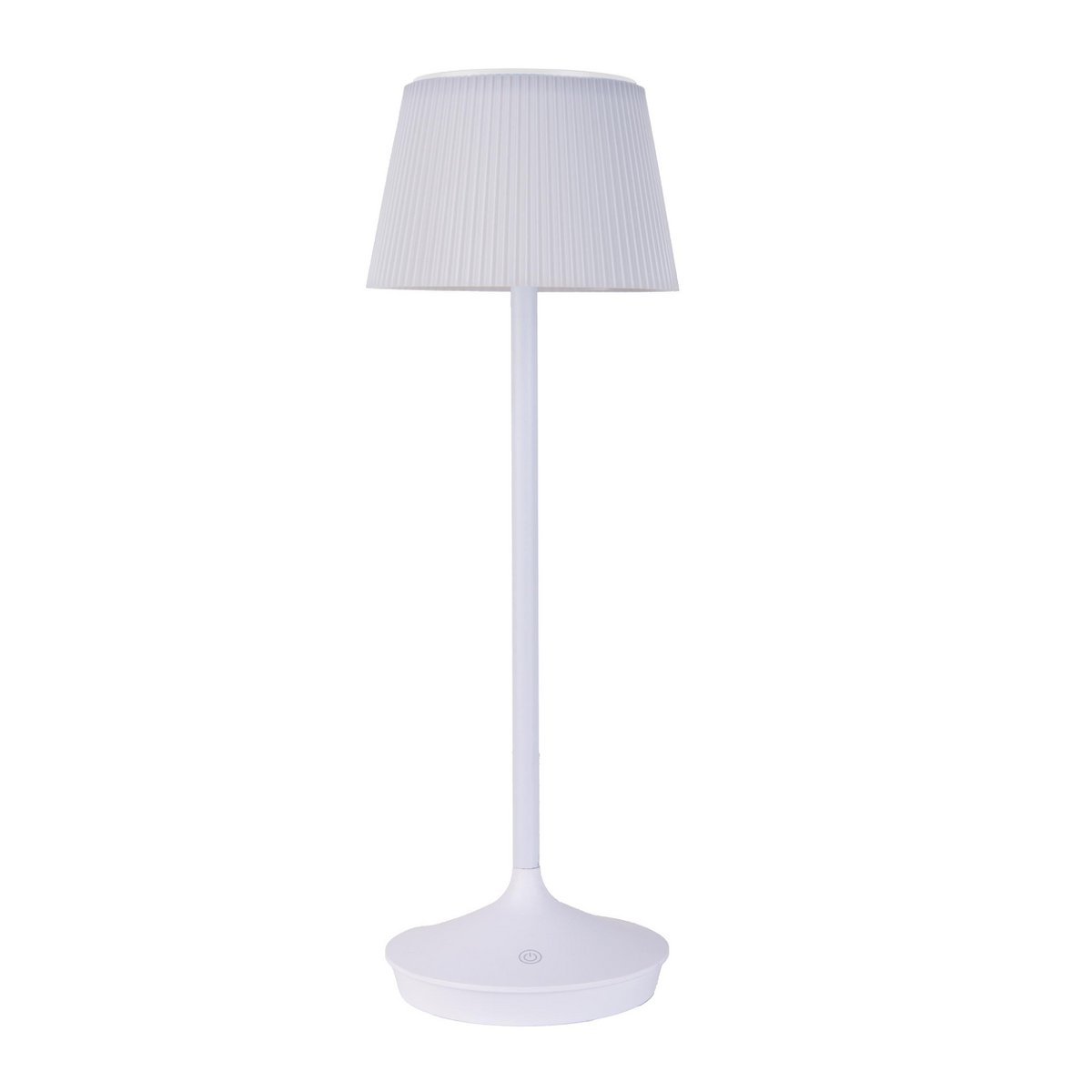 LED Leuchte "EMMI" für Außen und Innen, Tischlampe aus Metall und Kunststoff, mit fest verbauten LEDs, LED Tischlampe für Balkon, Terrasse, Garten, Wohnzimmer, Wintergarten, ca. 38 cm hoch
