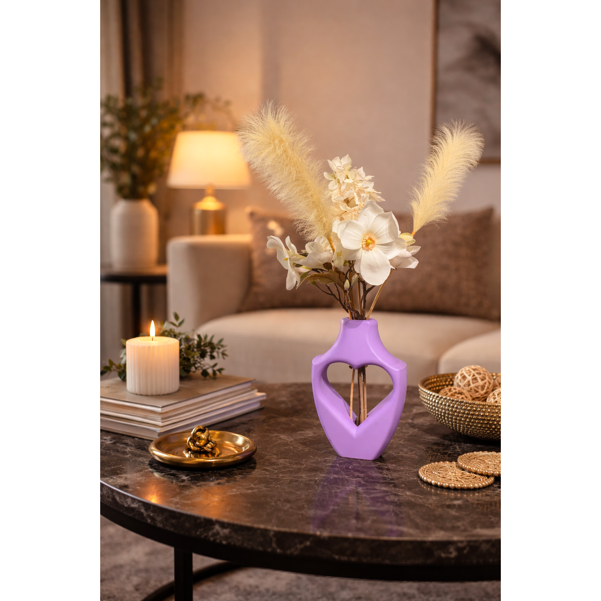 Alira 3D vase - 3D printed vase - Sustainable PLA - Suitable for artificial flowers
