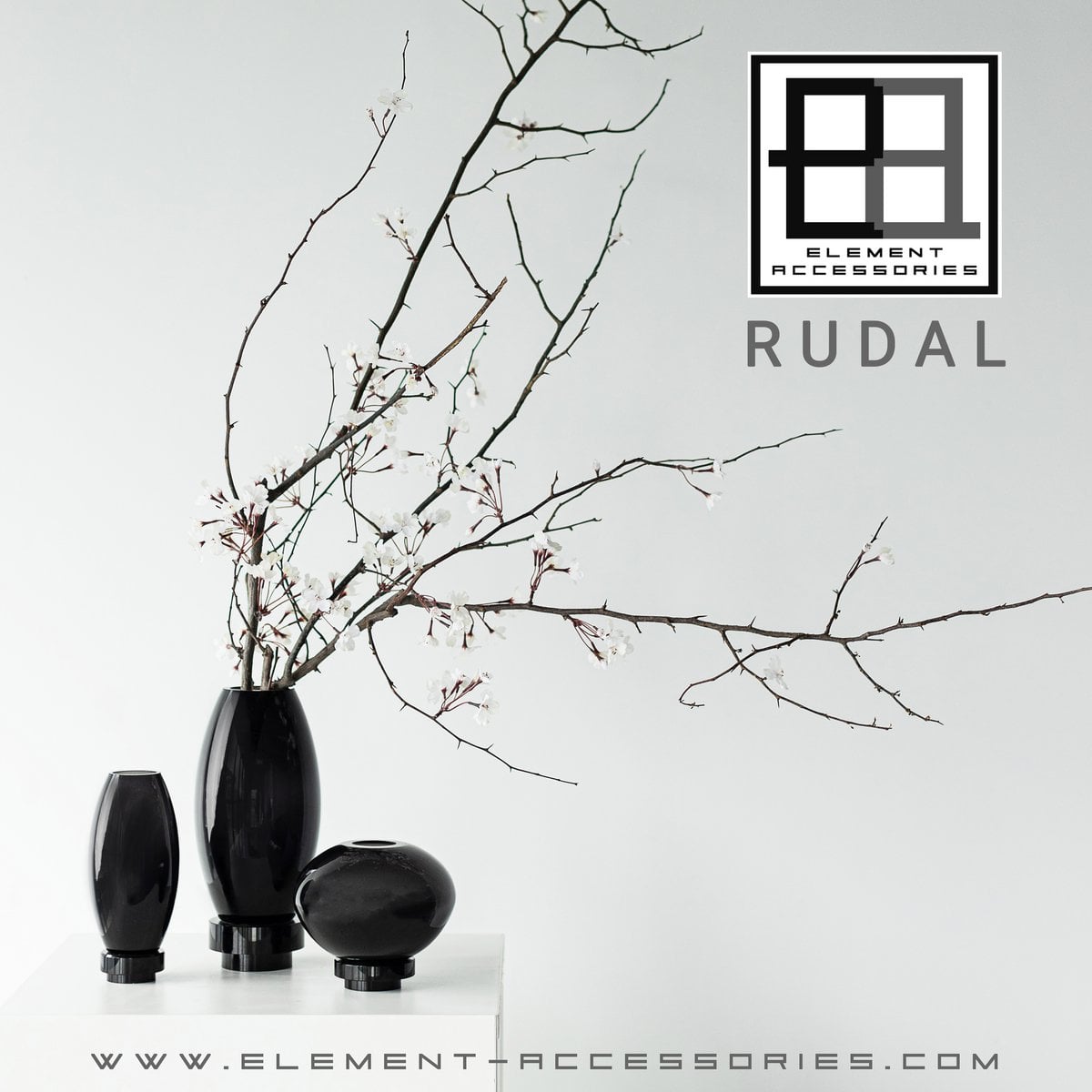 Innovative modern vase, top design, back high end glass. RUD22ZW