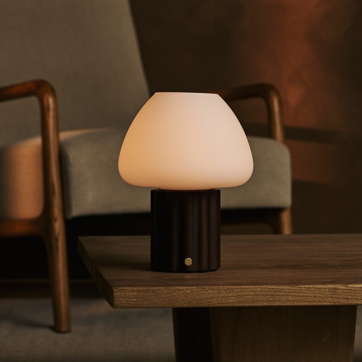 Sophie Dark Brown Rechargeable Table Lamp