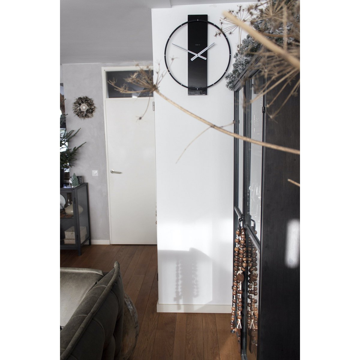 Wall clock - 50.8 x 58.2 x 4.3 cm - Wood/Steel