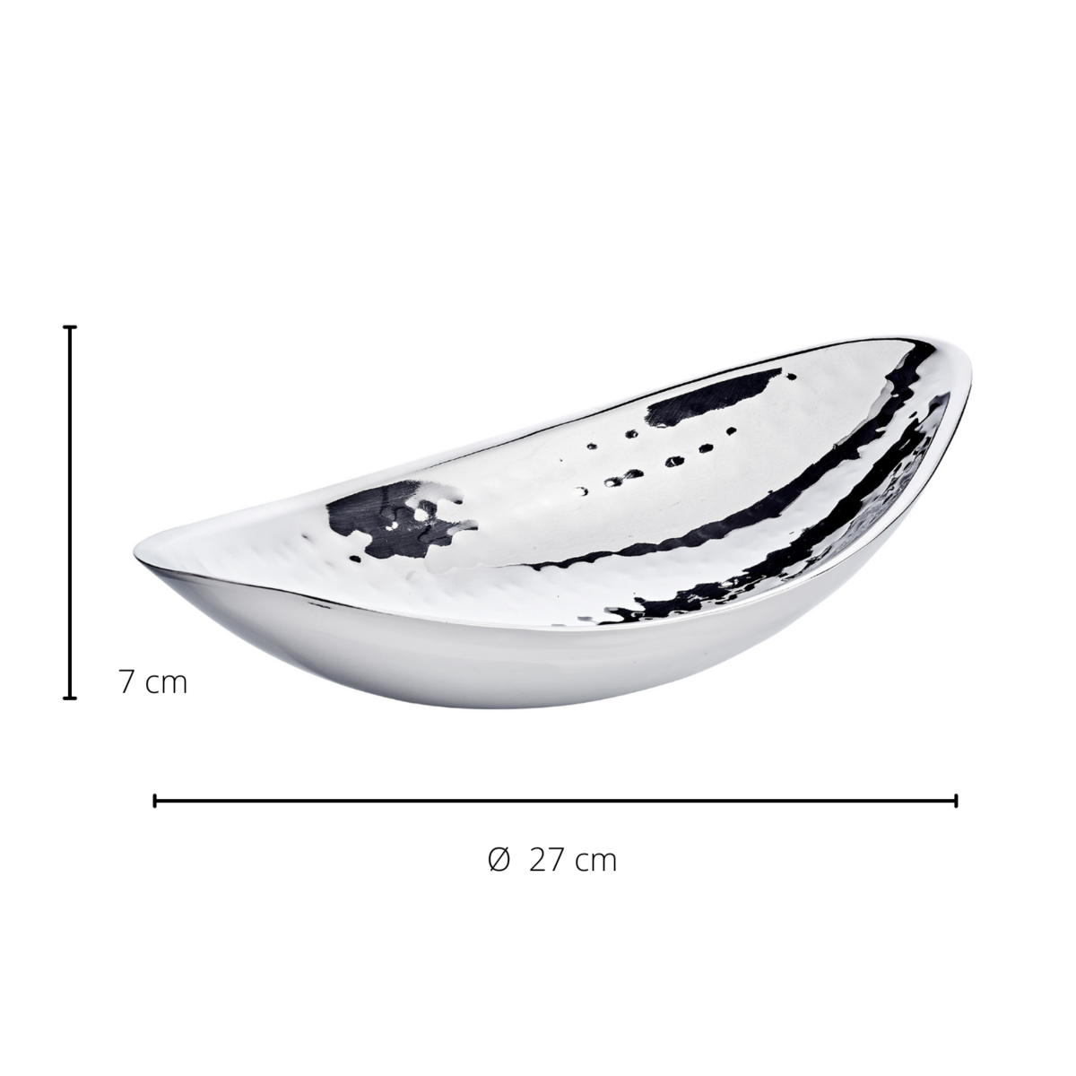 Bowl Halifax hammered L 27 cm