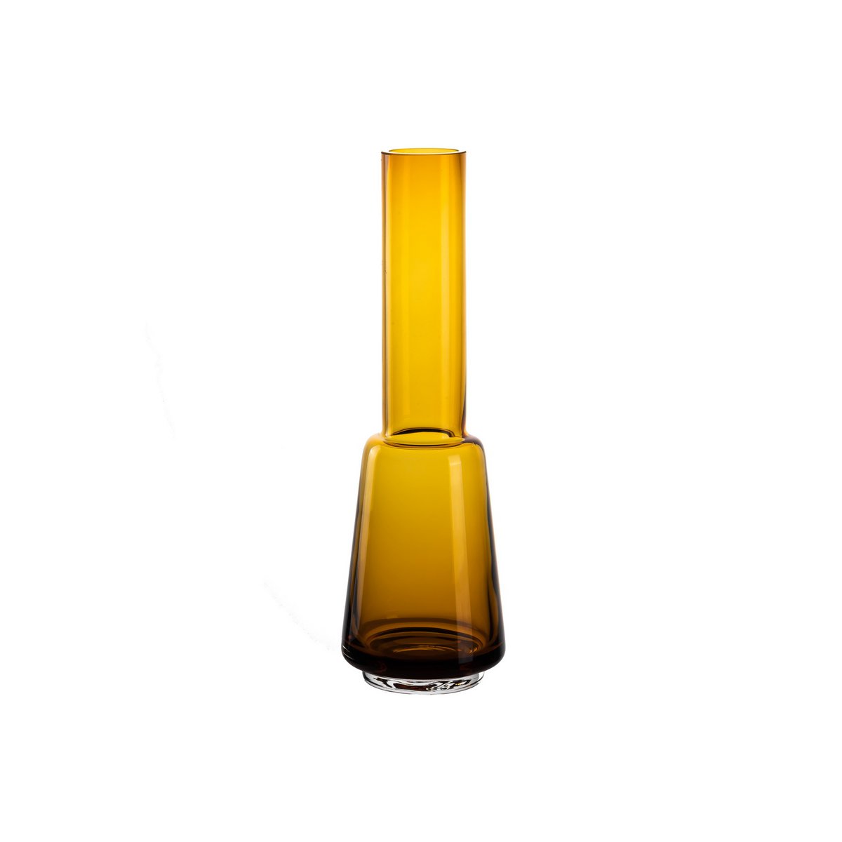 Retro style large modern classy design vase, amber color, TYLER14AM Copy