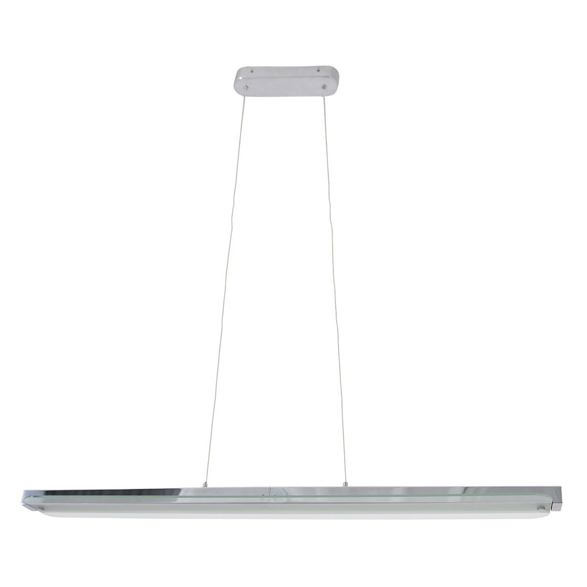 LED-pendellampa "Beam" totalt 18W, 100 cm lång, med fast inbyggda LED-lampor, dimbar, justerbar färgtemperatur, för matsal och kontor