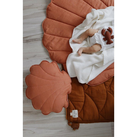 “Papaya” Linen Shell Pillow