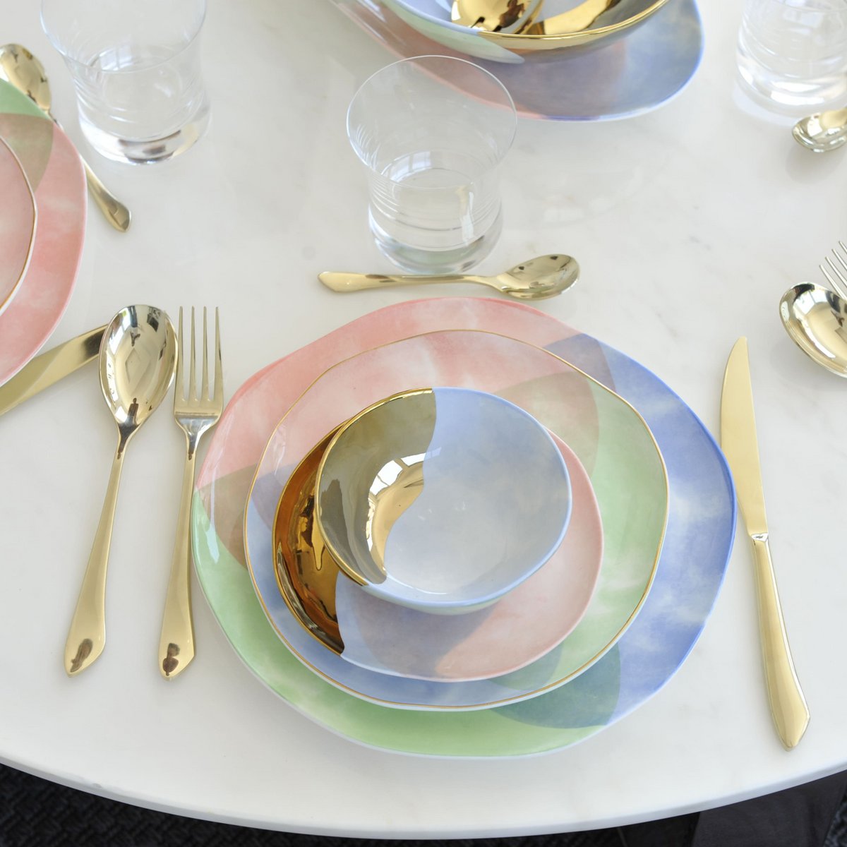 Hushållerska 24 delar Champagne Coloris