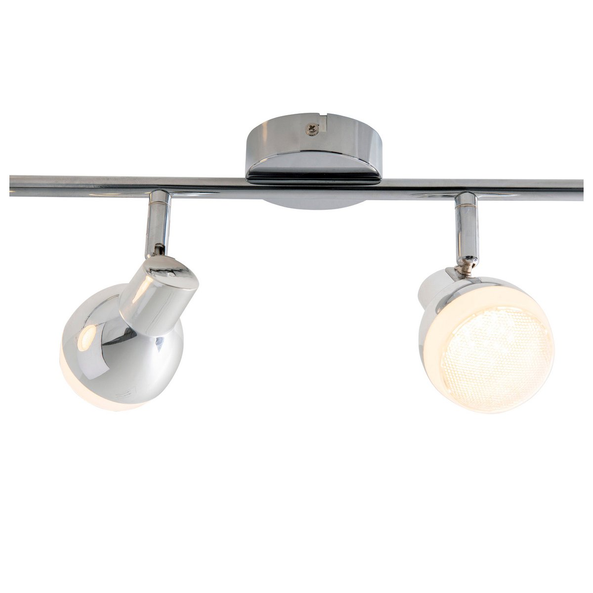 4 LED wall and ceiling rail "Chromey"