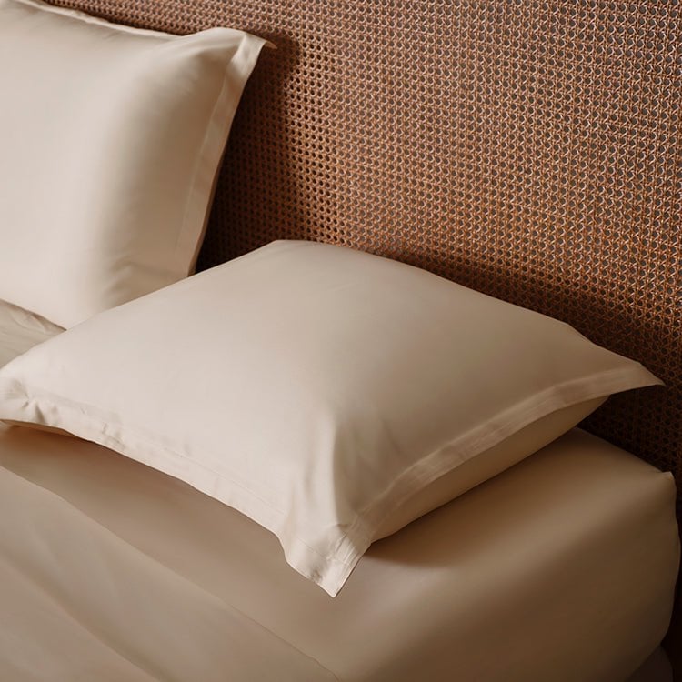 TENCEL™ Sateen Duvet Cover White Sand