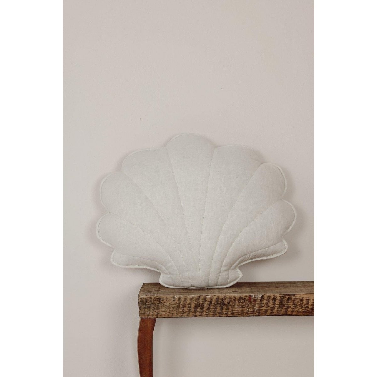 “White” Linen Shell Pillow