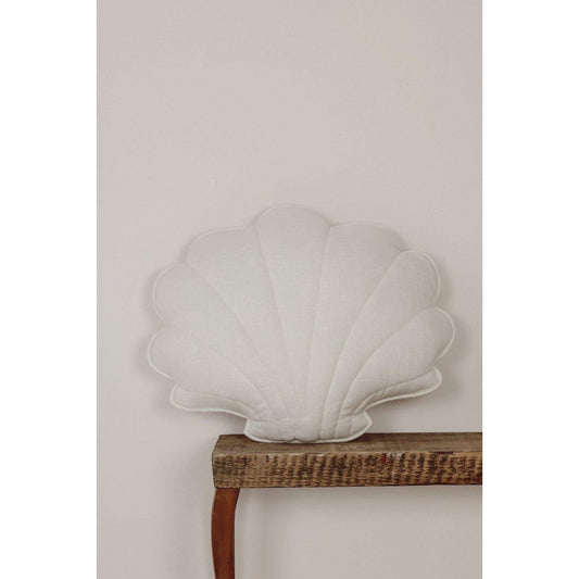 “White” Linen Shell Pillow