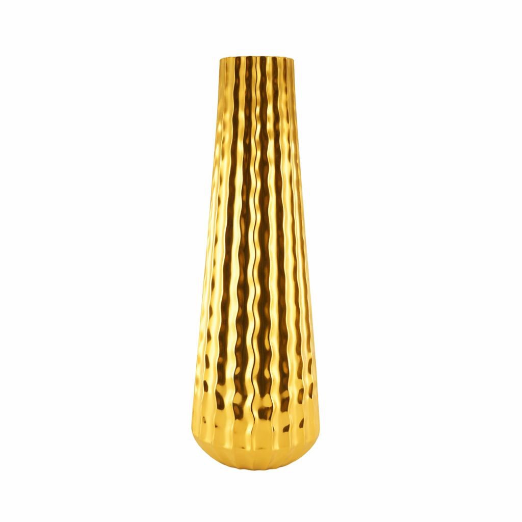 Lysande guldvas 15,5x15,5x55,5cm