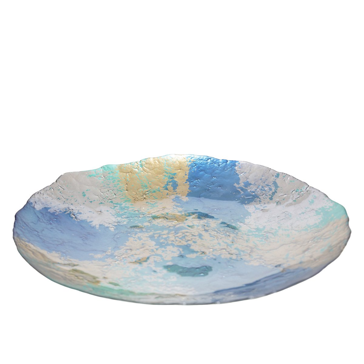 Turquoise and golden cut 50cm