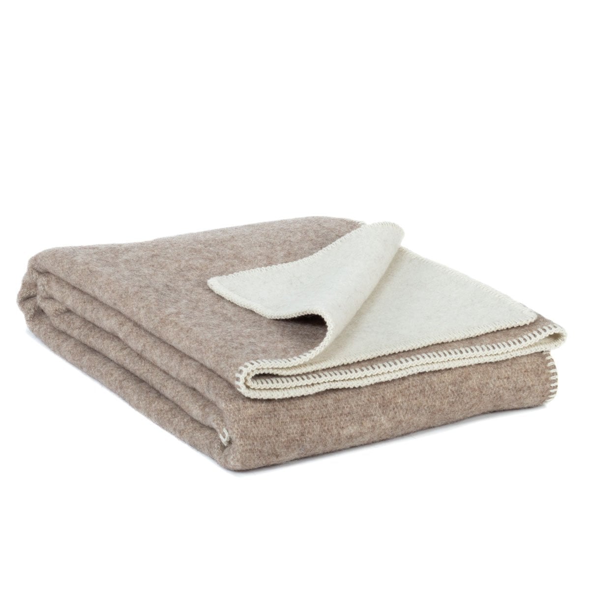 Wool bed runner ECO FOSSIL - 130 x 250 cm
