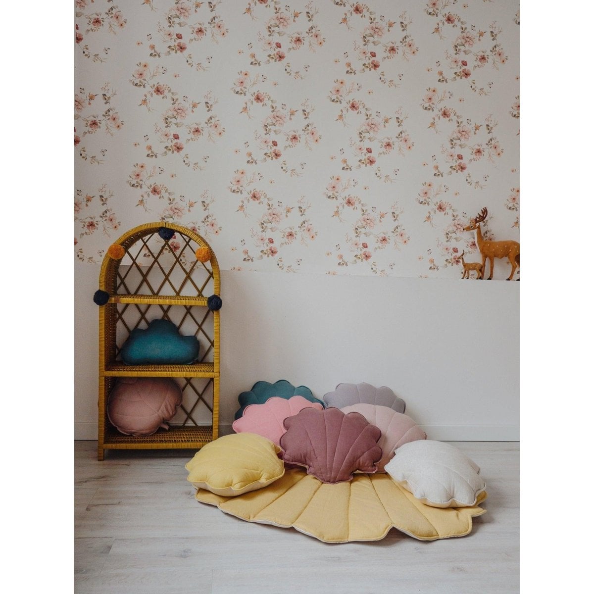 “White” Linen Shell Pillow