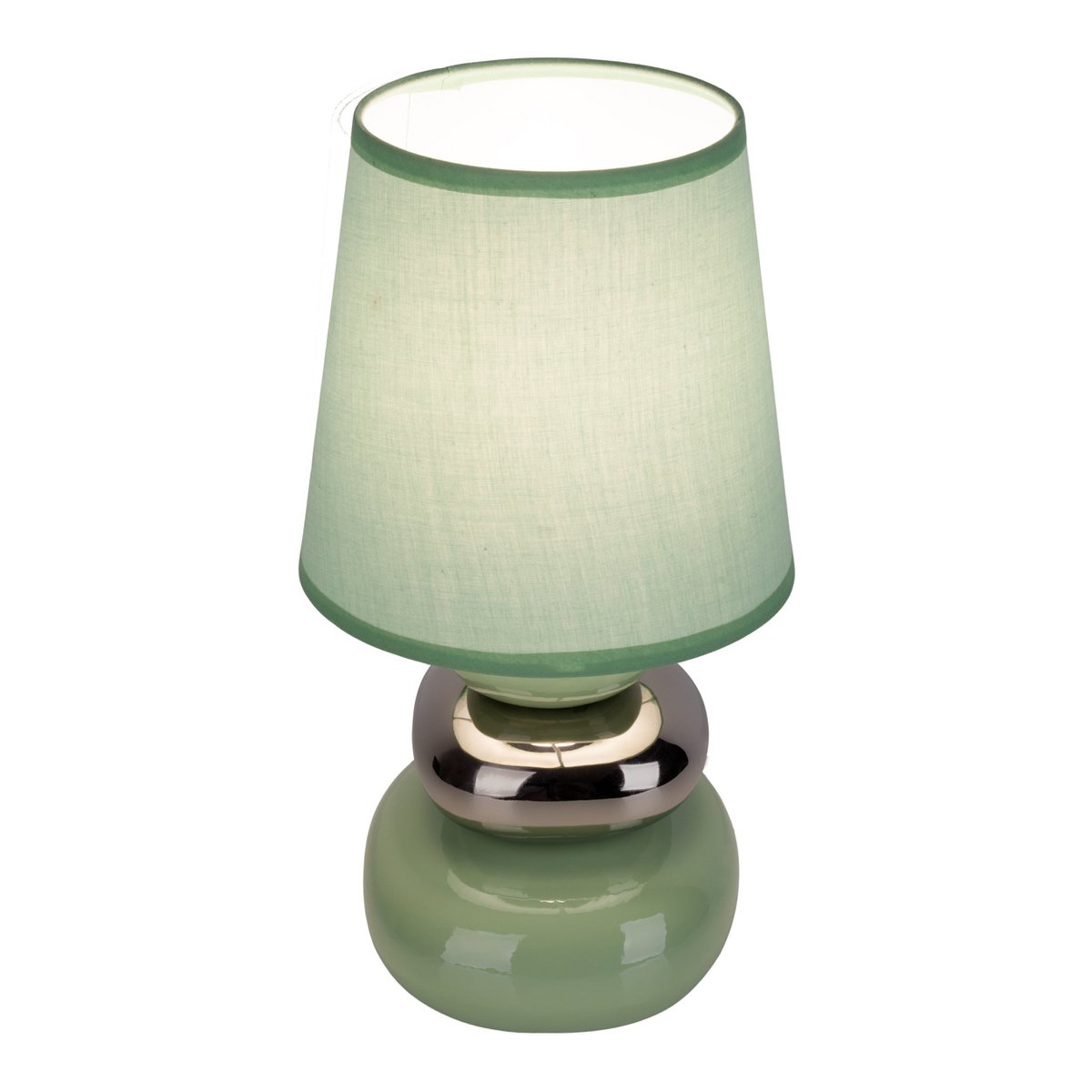 Keramik bordslampa "STONEY" mint - Klassisk - Bordslampa - - mint - E14 - ingen information
