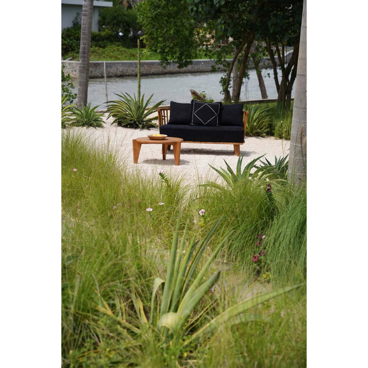 The Kasbah Cushion Cover - Black White