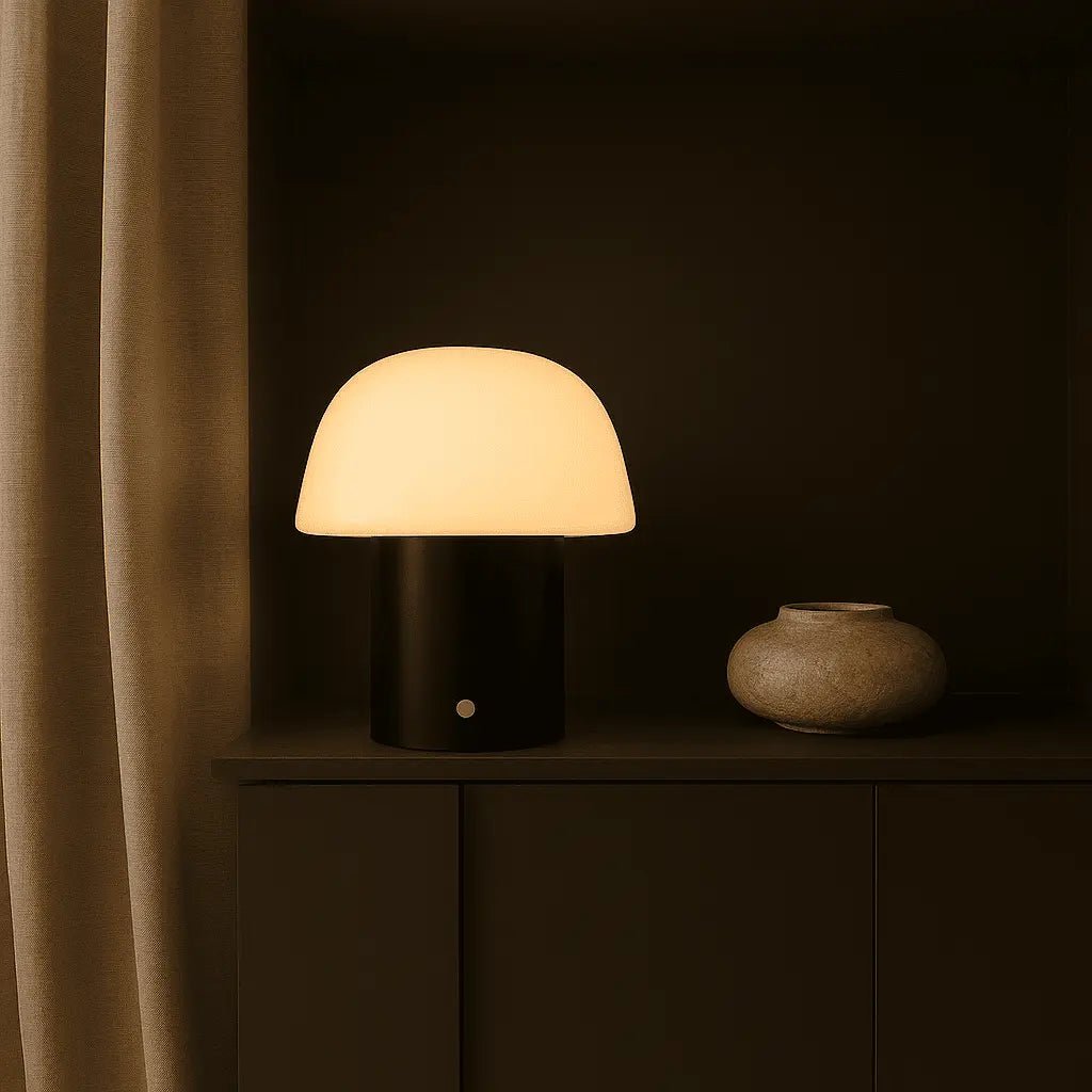 Yannick Black Cordless Table Lamp