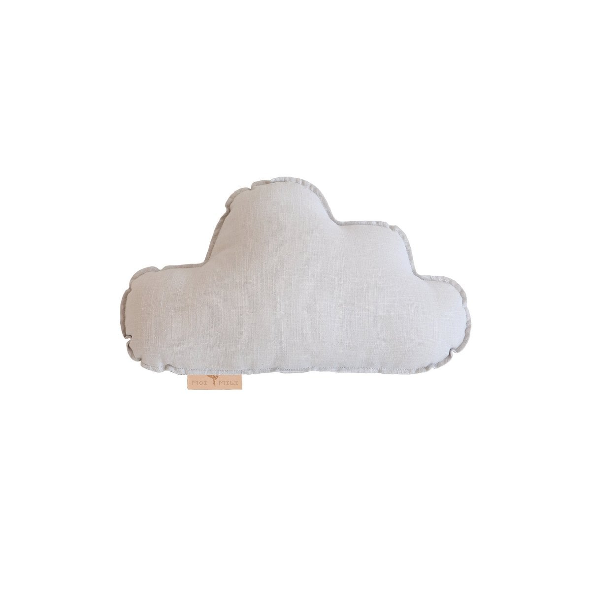“Pigeon Grey” Linen Cloud Pillow