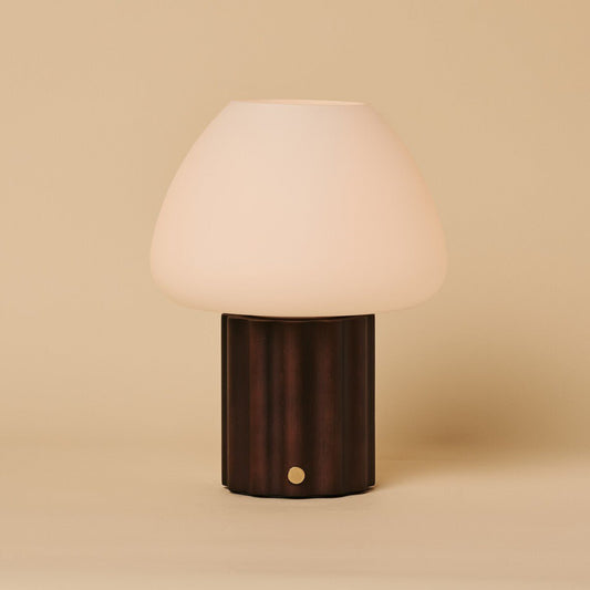 Bordslampa Sophie, mörkbrun, uppladdningsbar