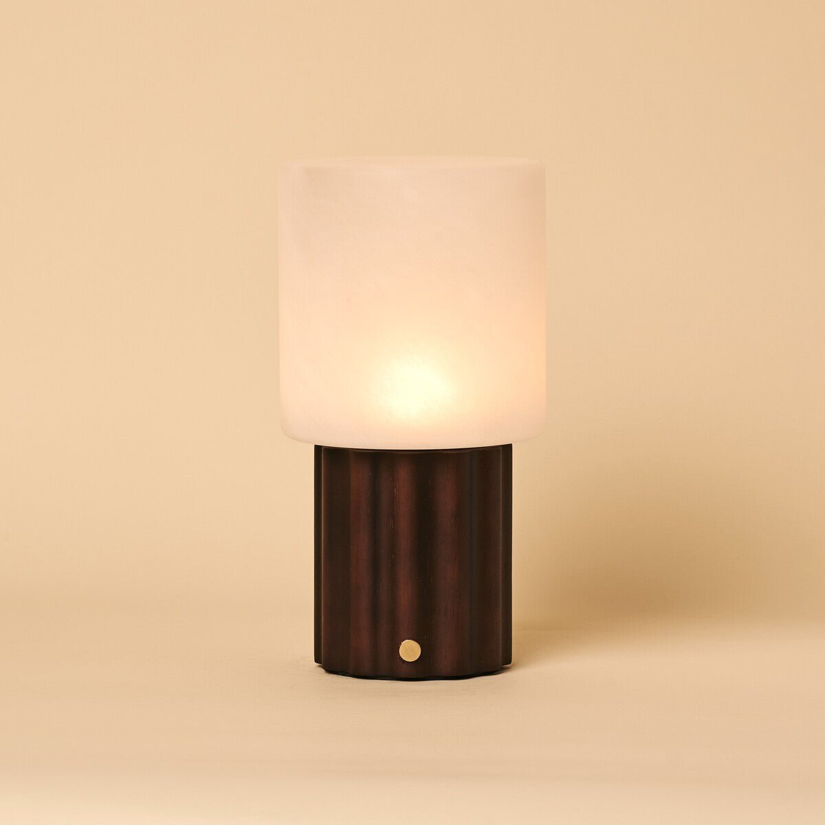 Frank Dark Brown Rechargeable Table Lamp