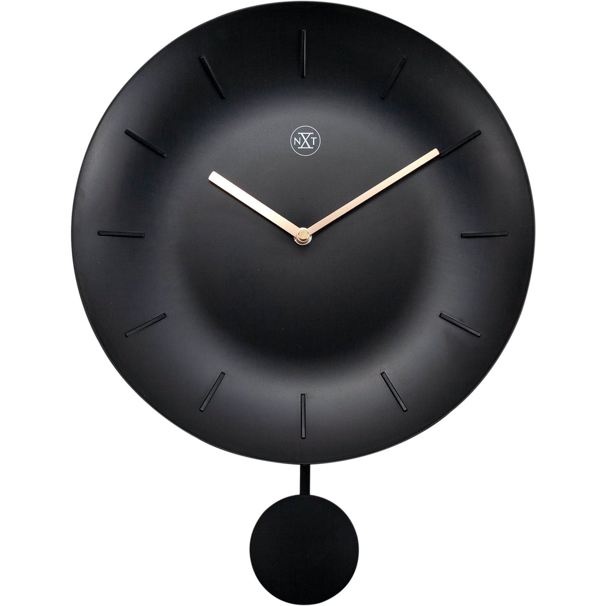 Wall clock - 30 cm - Plastic - 'Bowl'
