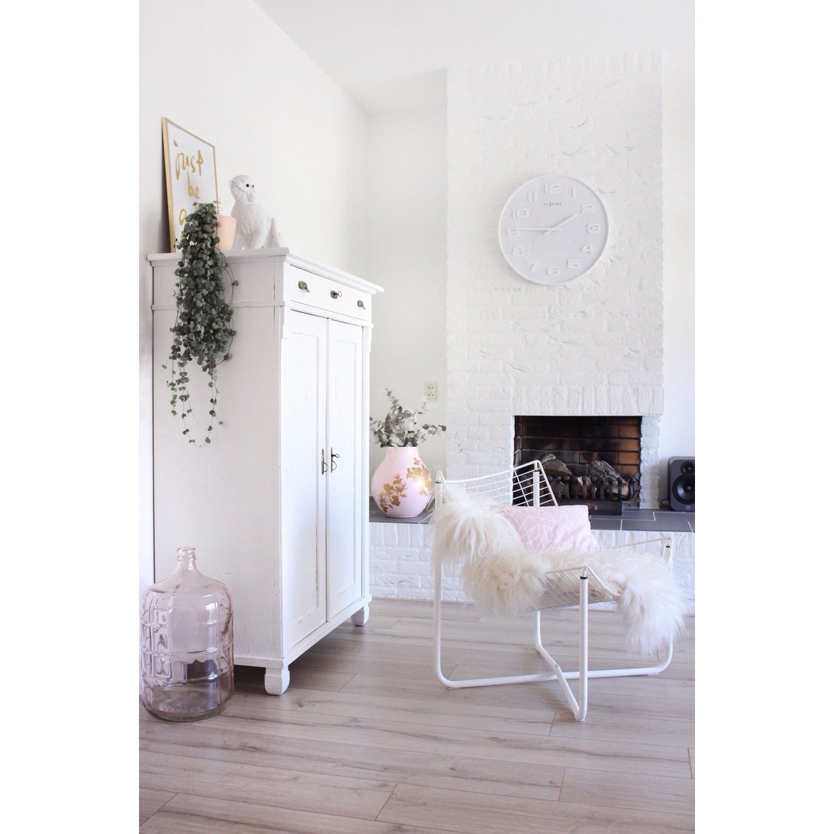 Wall clock - 35 cm - Wood - 'Wood Wood Medium'