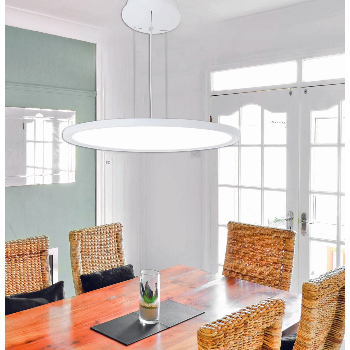 LED pendant light "Frisbee" D: 40cm