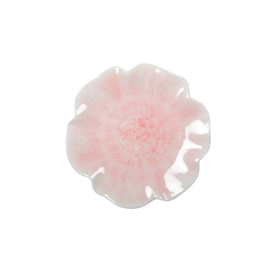 Rosendesserttallrik i melamin 23x23x2 cm