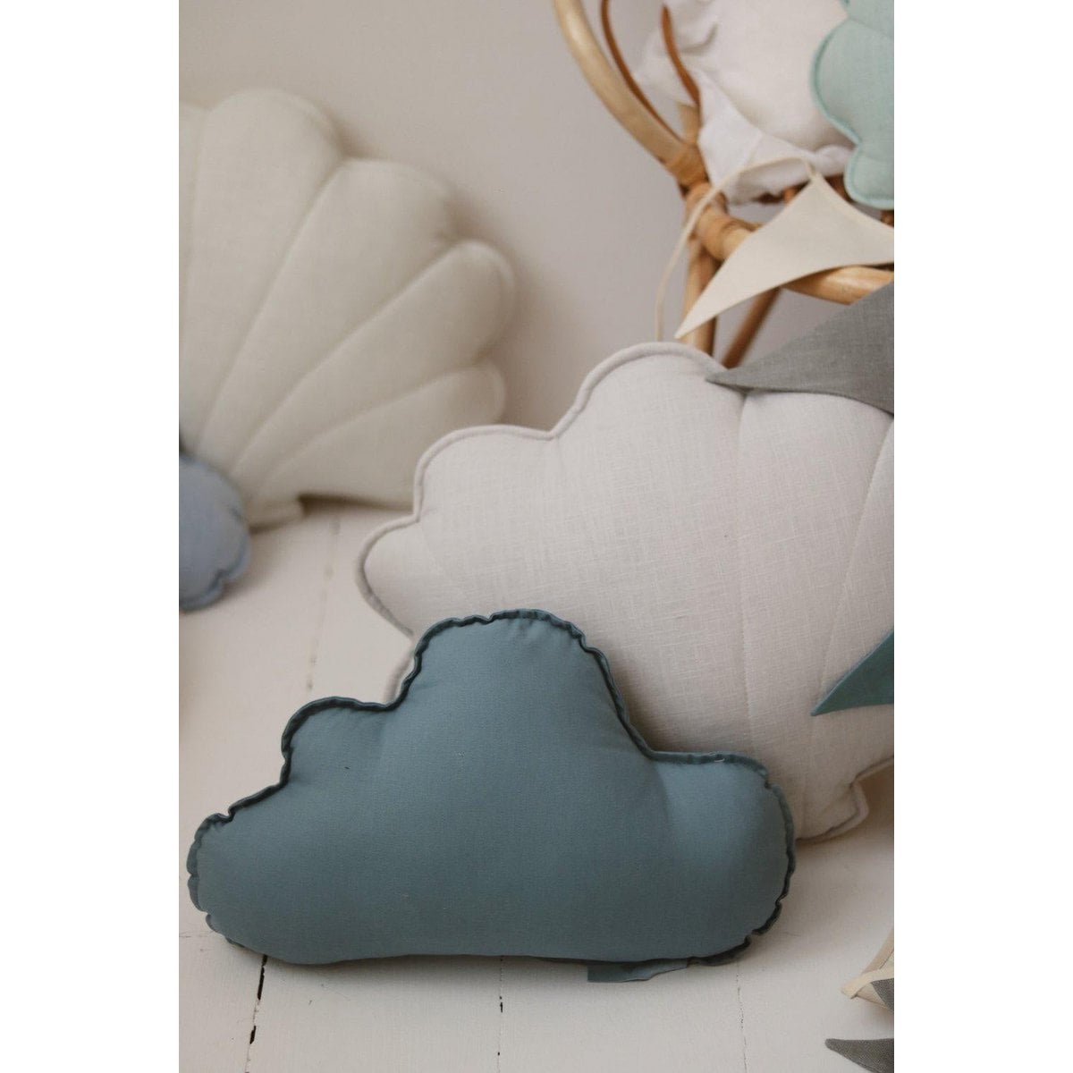 “Eye of the Sea” Linen Cloud Pillow
