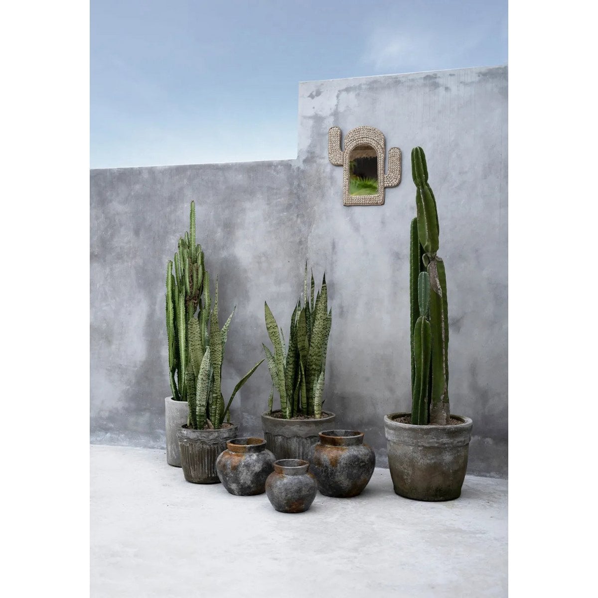 The Funky Vase - Antique Grey - S