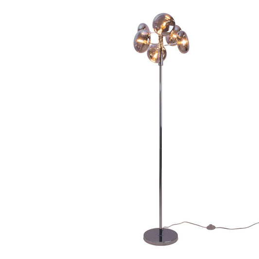 Golvlampa "ORION" rökfärgad