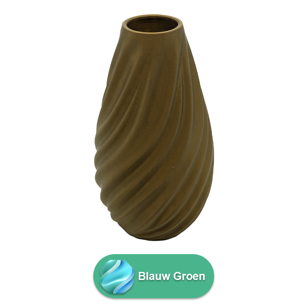 Lunaris 3D vas - 3D-printad vas - Hållbar PLA - Lämplig för konstgjorda blommor