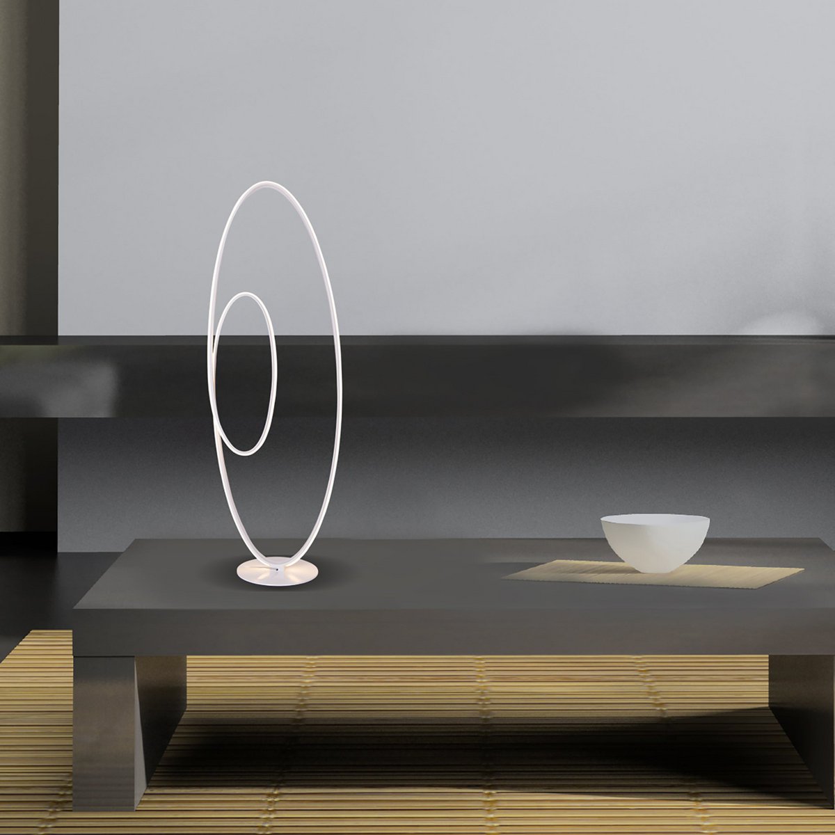 LED floor lamp h: 120cm white "Odrive"