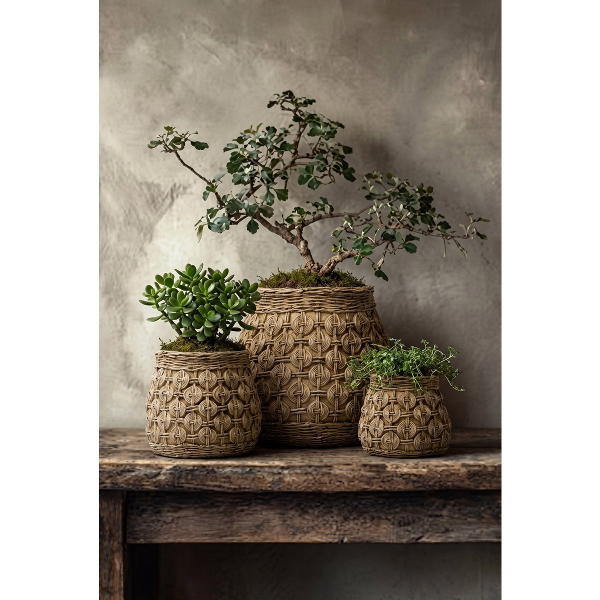 The Knot Concrete Planter - L