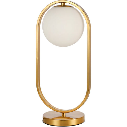 Emma bordslampa vitguld