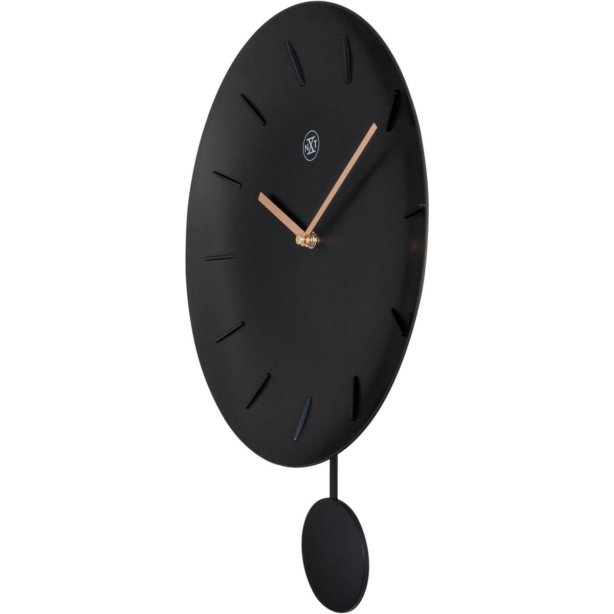 Wall clock - 30 cm - Plastic - 'Bowl'