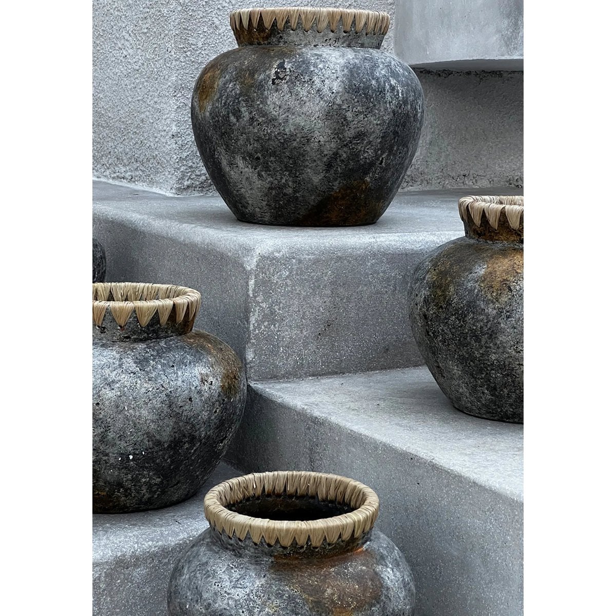 The Styly Vase - Antique Grey - L