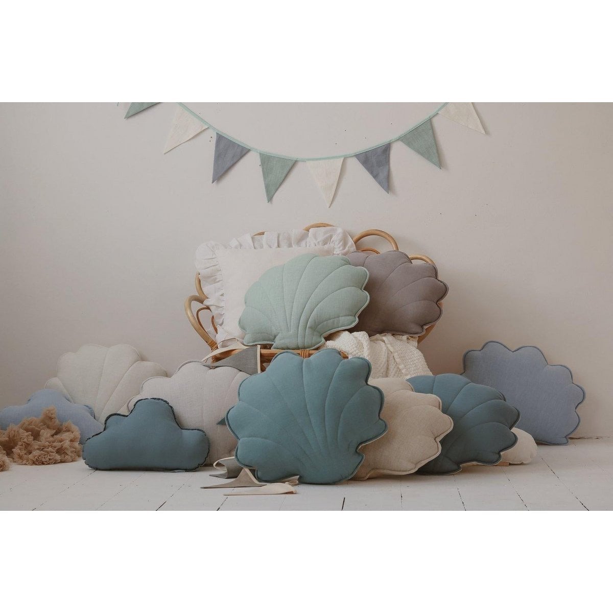 “Baby Blue” Linen Shell Pillow