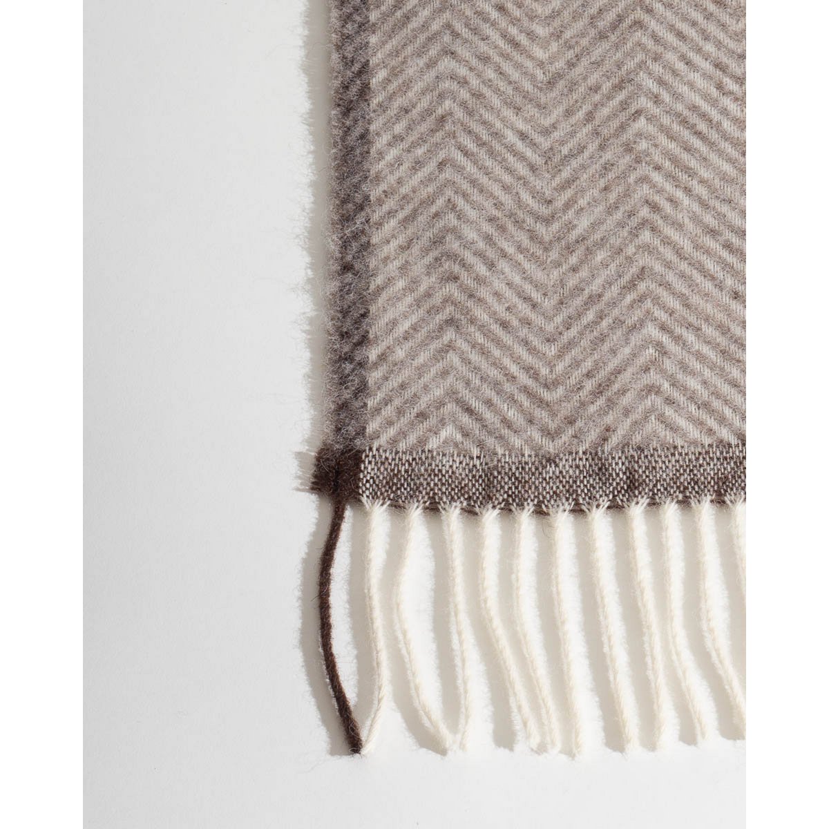 Wool Throw Blanket Denver beige