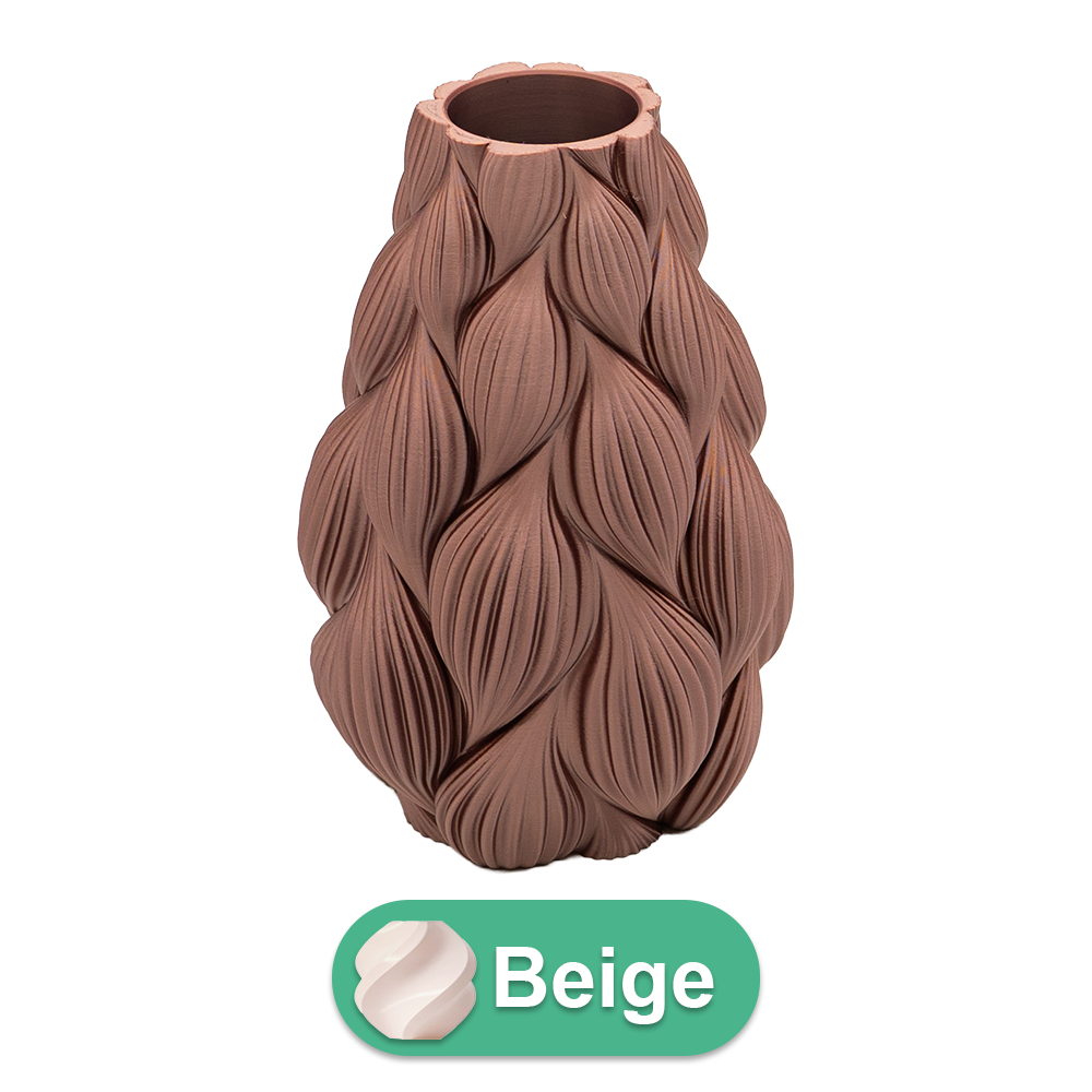Lamina 3D-vas – 3D-printad vas – Slitstark PLA – Lämplig för konstgjorda blommor
