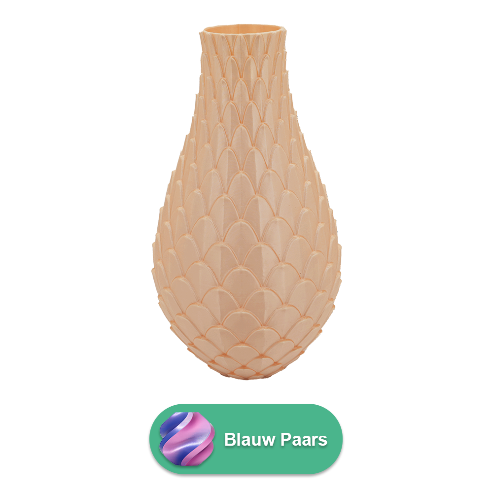 Sirena 3D vase - 3D printed vase - Sustainable PLA - Suitable for artificial flowers