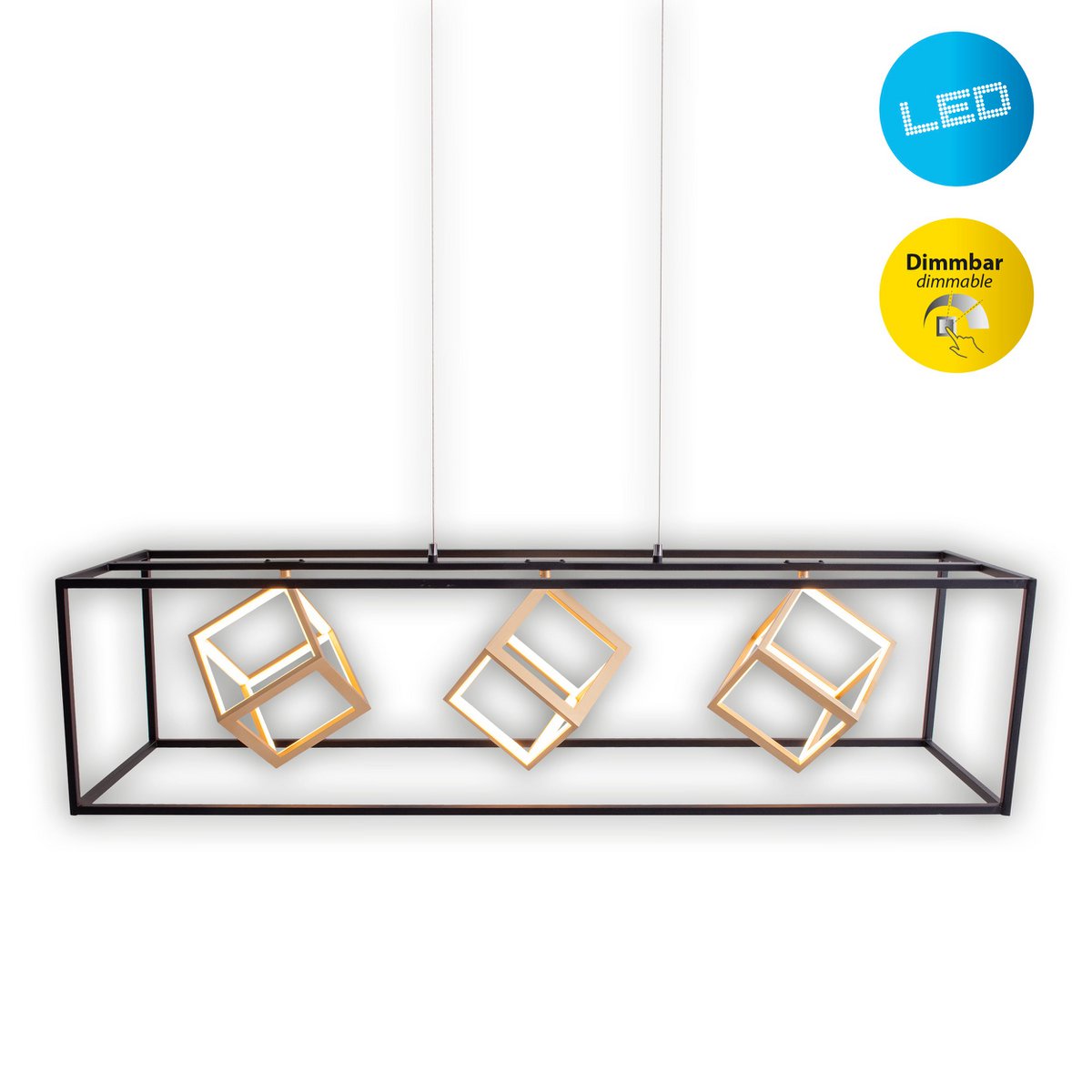 LED pendant light l: 100cm "Tripoli"