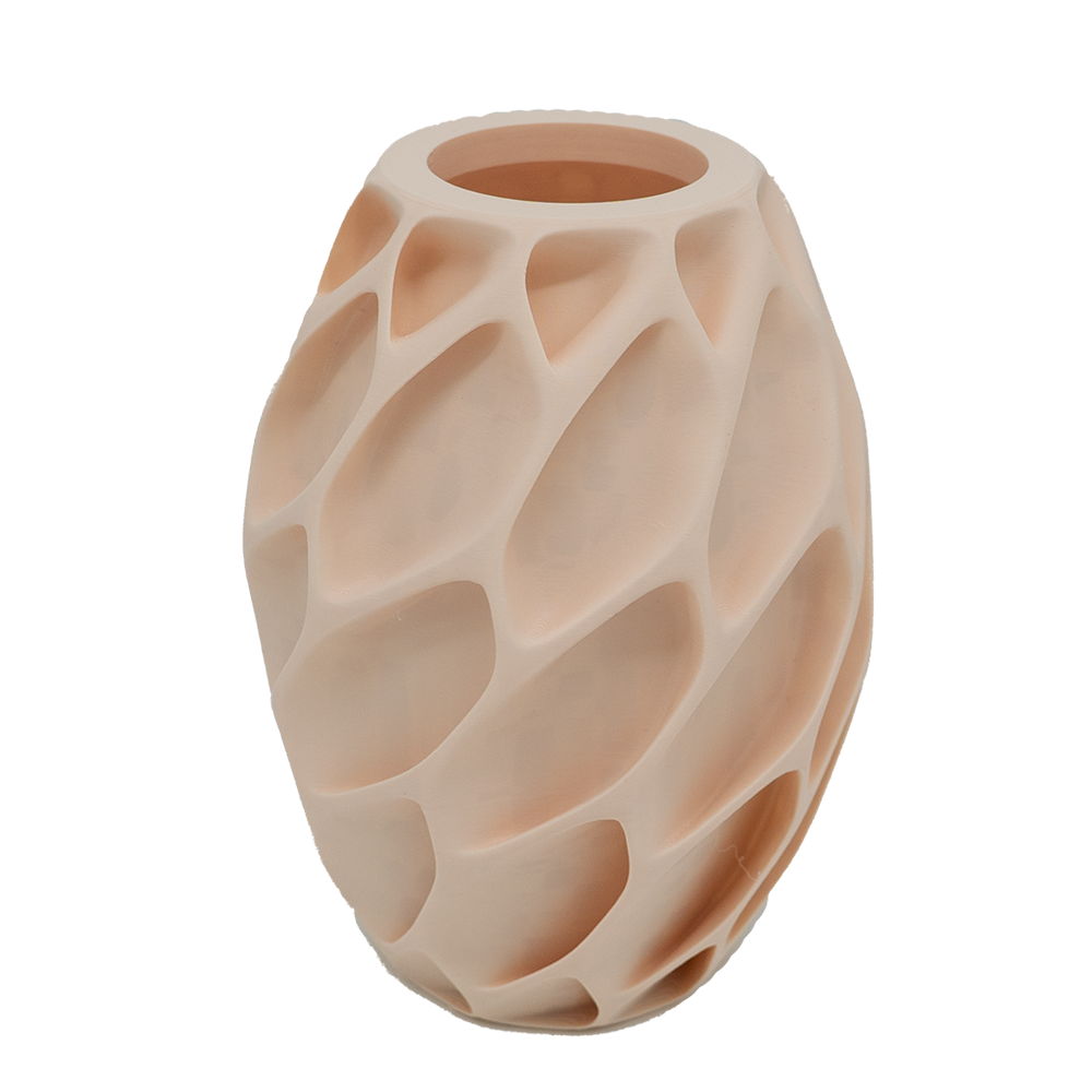 Oruna 3D vase - 3D printed vase - Sustainable PLA - Suitable for artificial flowers